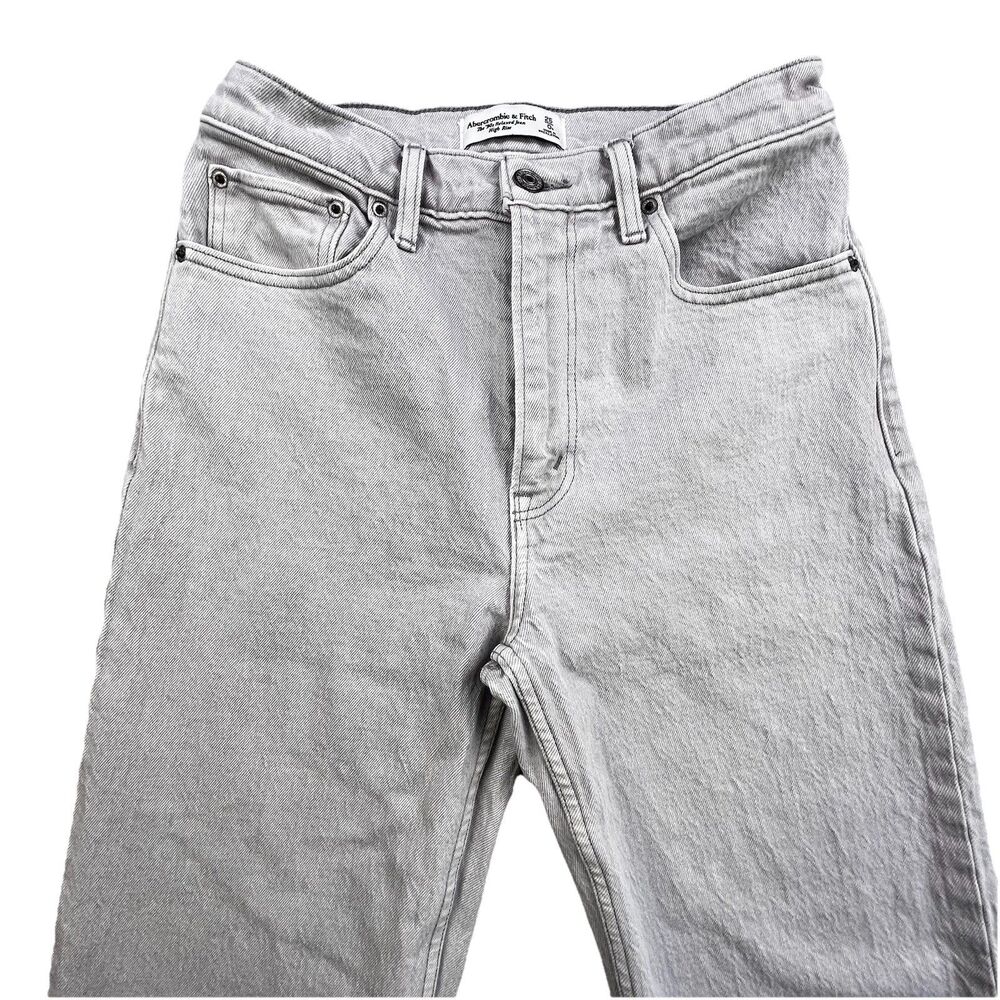 Abercrombie Fitch 90s Relaxed Jean Womens 0 25 High Rise Light Wash Denim Y2K